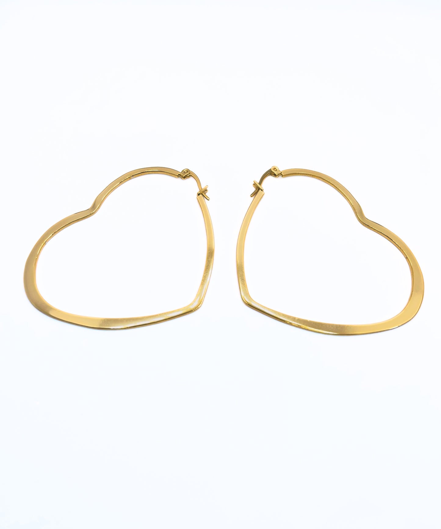 Heart Hoop Earrings