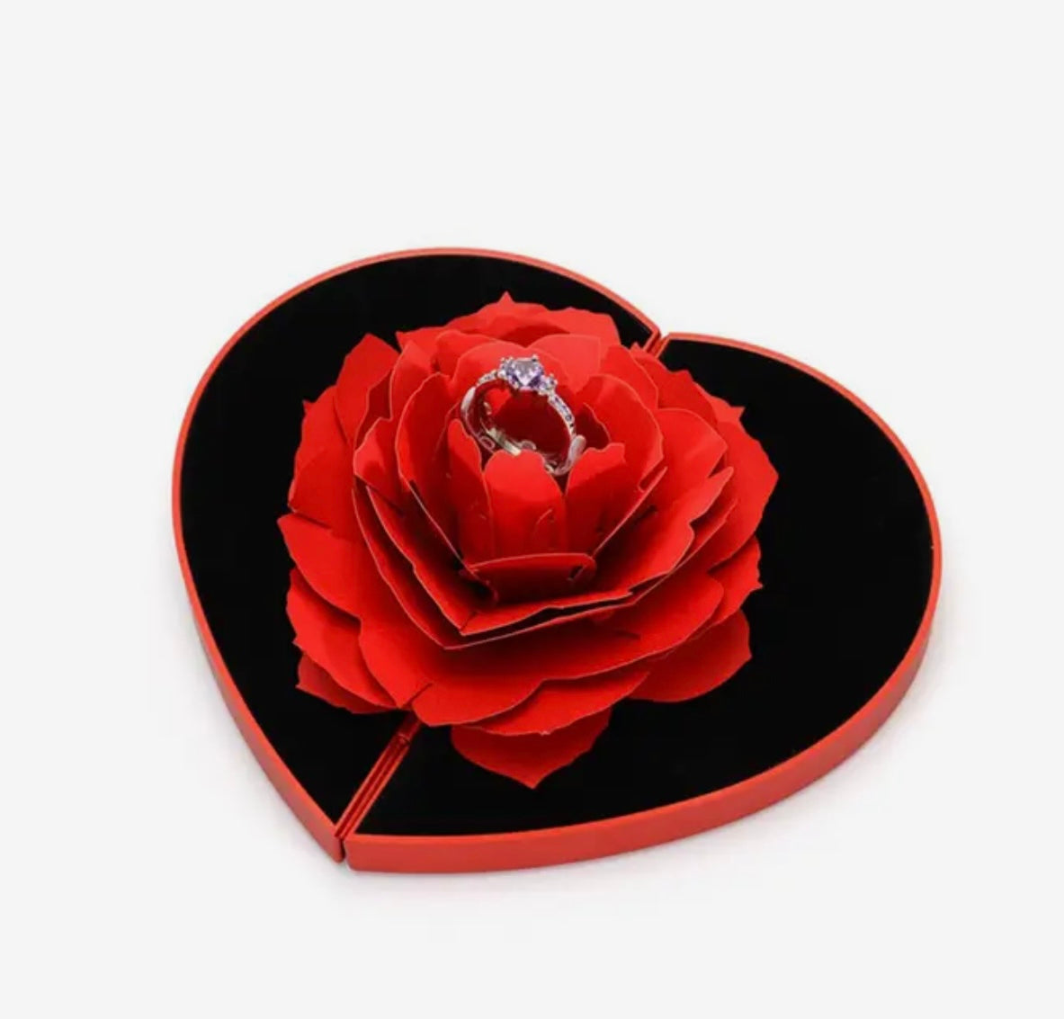 Pop Up Rose Ring Case