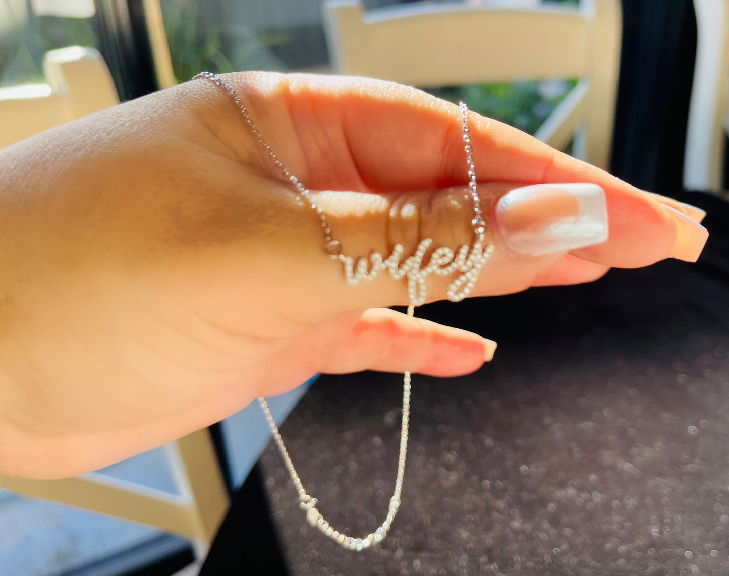 Wifey necklace