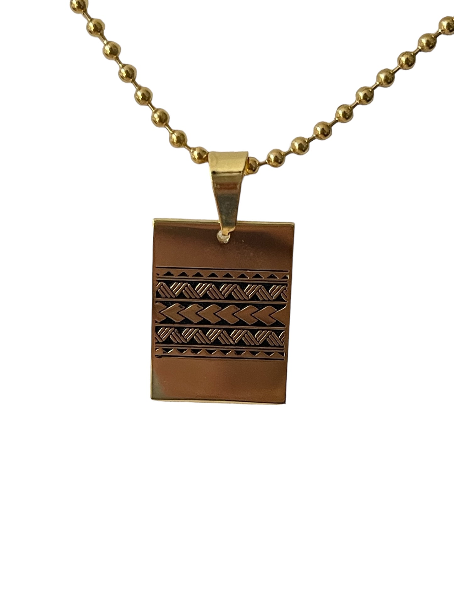 Pasifika Dog Tag Necklace