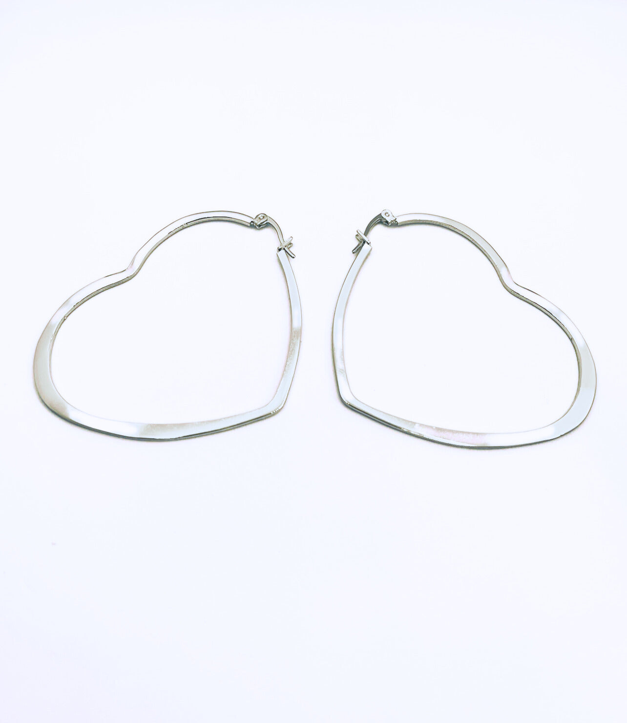 Heart Hoop Earrings